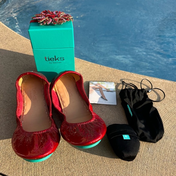 Red Diamond Tieks Special Edition - Picture 6 of 8